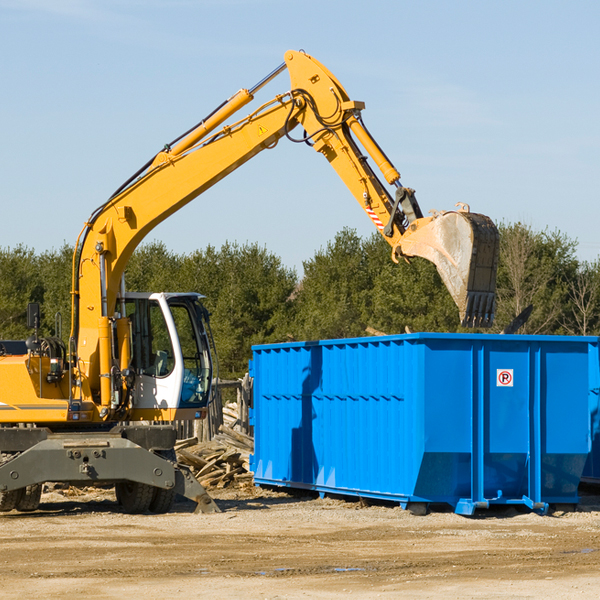 are there any restrictions on where a residential dumpster can be placed in Pasadena Maryland